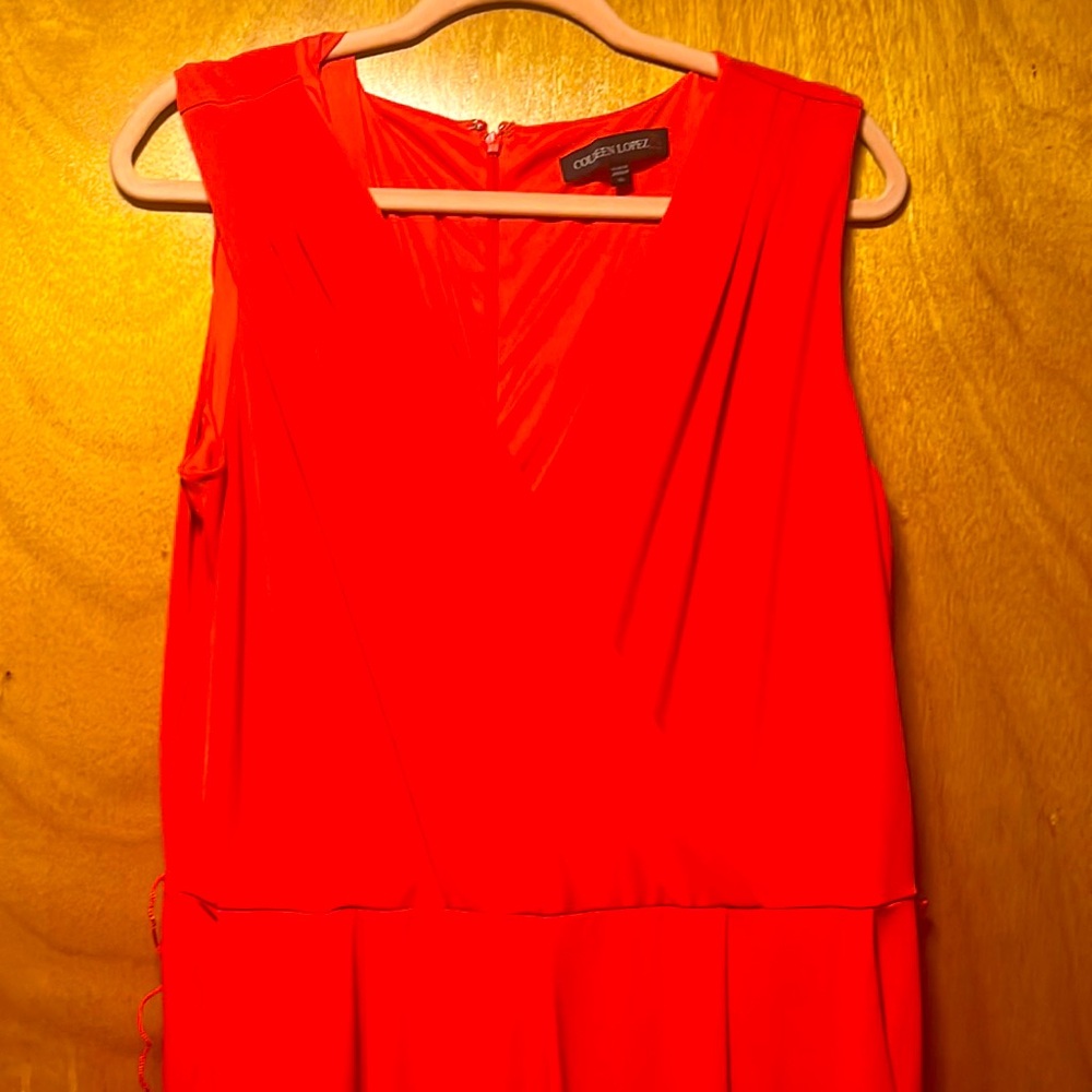 Colleen Lopez brand, sz XL. Dark orange jumpsuit